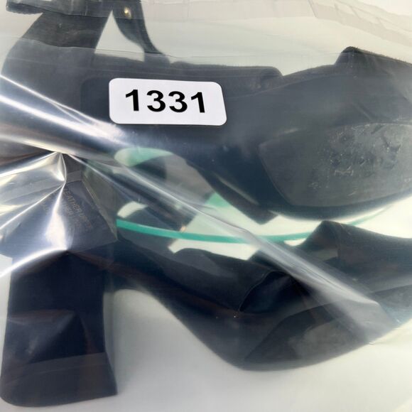 AGL Attilio Giusti Leombruni block heel size 39.5 US 9.5 Black suede leather - Picture 9 of 9